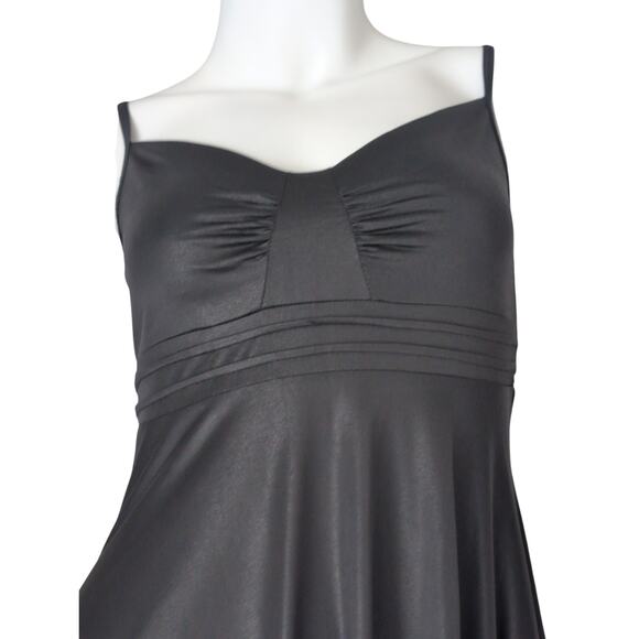 Sansha Black Ballet Dance Dress Women Size 4 Ruched Empire Balletcore Leotard - Picture 3 of 5